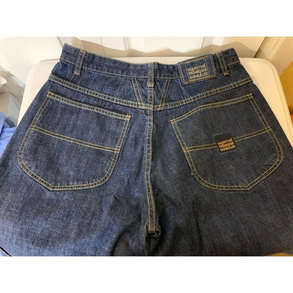 Marithe Francois Girbaud‎ Men’s Denim Jeans Sz 33M x 28 Blue Cargo Baggy